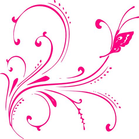 Perfect graphic for diy, wedding invitations, greeting cards, quotes, blogs, posters, and more. Pink Butterfly Clip Art at Clker.com - vector clip art ...