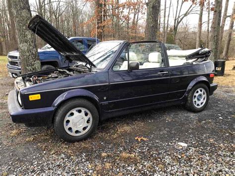 1992 Volkswagen Cabriolet Convertible Blue Fwd Automatic For Sale