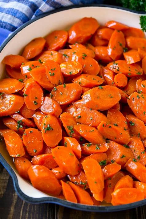 While the carrots roast with olive oil and cumin, all you do is whisk together a simple glaze from pantry ingredients. These glazed carrots are tender carrot coins simmered in a ...