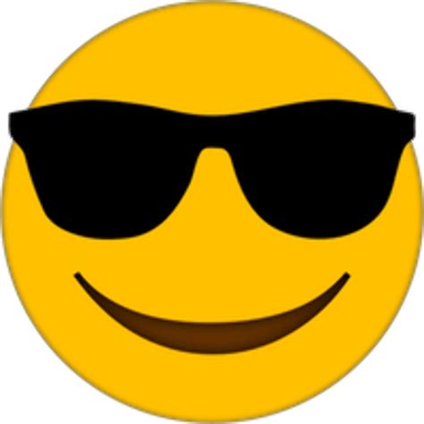 Download High Quality Sunglasses Transparent Background Emoji