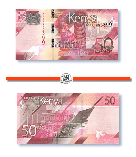 Kenya 50 Shillings 2019 Unc Kenpn52a Kenya