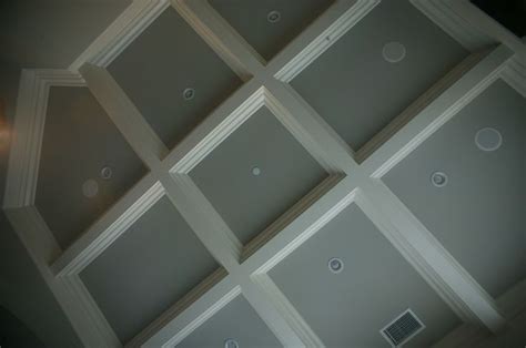 Coffered Ceiling Install In Cypress This Was A New Experience For Me