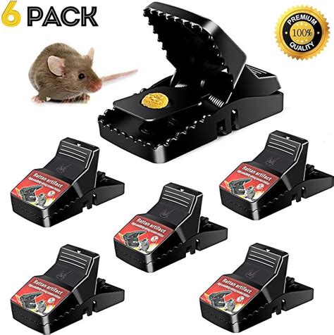 Yuanming 2018 New Style Mouse Trap 6 Pack Ratsmice Trap For 100 Kill Results Safe