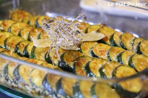 Gratin de courgettes au parmesan