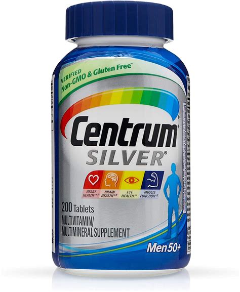 Buy Centrum Silver Multi For Men 50 Plus Multimineral Supplement D3