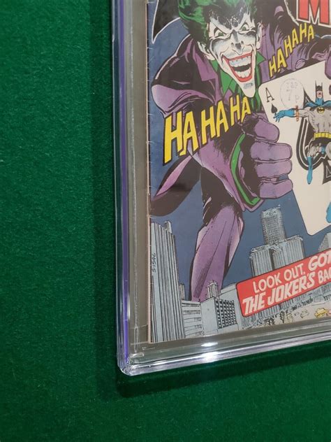 Batman 251 Cgc 60 Ow W Neal Adams Classic Joker Coverstory 1973 Ebay