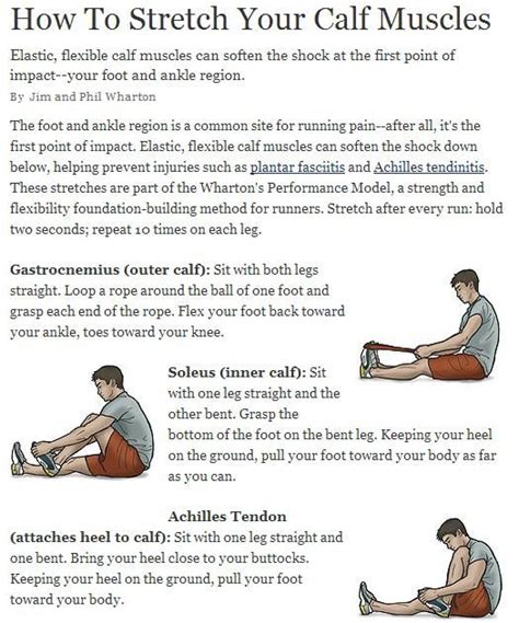 These Calf Stretches And Exercises Will Help You Run Strong And Prevent