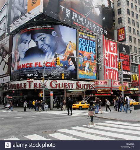 Broadway New York Theater District Nyc Usa Stock Photo Alamy