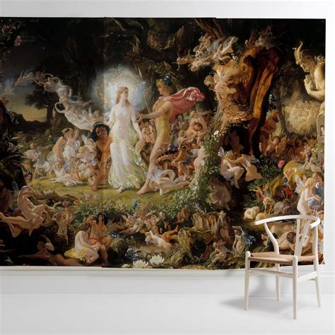 The Quarrel Of Oberon And Titania Mural The National Galleries Of