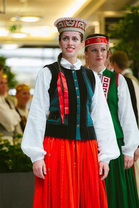 Latvian Folk Costumes Folk Costume European Women Costumes Around