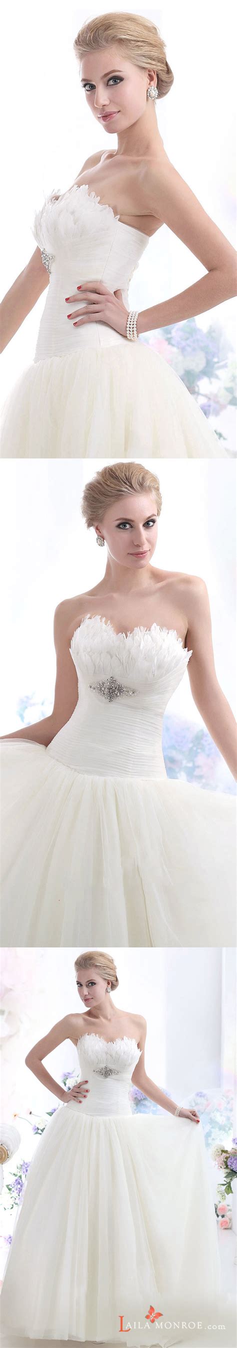 Now Available Alina Is A Stunning Tulle Wedding Dress With Feathers