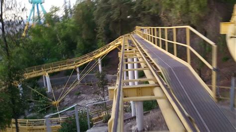 The Gold Rusher Six Flags Magic Mountain Magic Mountains 1st Coaster