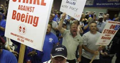 Boeing Workers Vote To Strike In 2 Days Cbs News