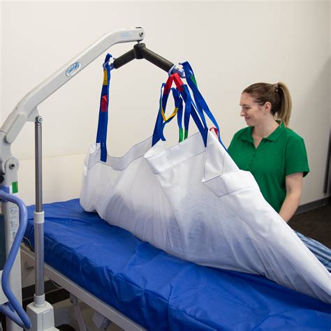 Repositioning Patient Lifter Full Bed Length Sling Haines Medical