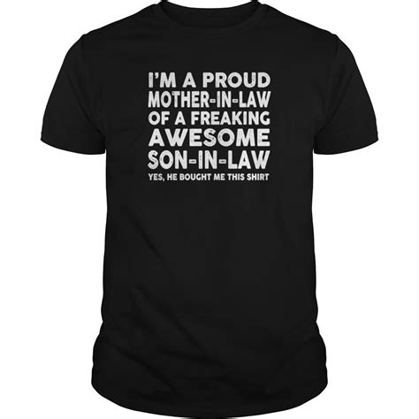 proud mother in law of awesome premium fitted guys tee check more at tshirt