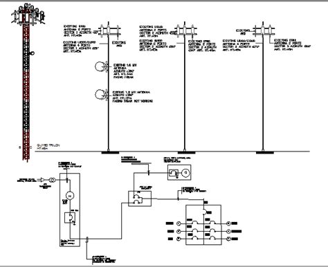 Urban Tower Single Line Diagram Electrical Details Dwg File Cadbull Images