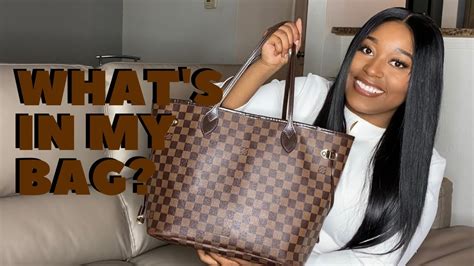 What S In My Bag Louis Vuitton Neverfull Mm Girl Boss Must Haves