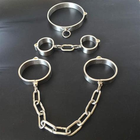 Buy Handcuffs Stainless Steel Bdsm Bondage Fetish