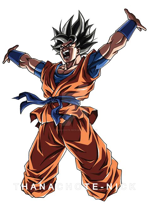Goku Ultra Instinct Sign Sdbh Color 2 By Thanachote Nick On