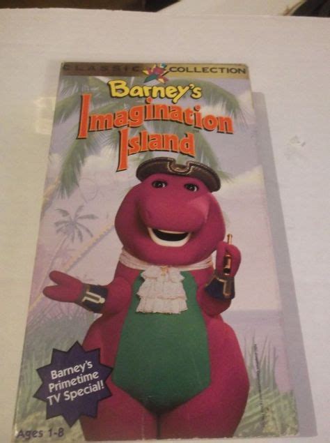 Vhs Tape Barneys Imagination Island 1994 Classic Collection Childrens