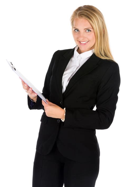 Business Woman With A Clipboard Free Stock Photo Public Domain Pictures