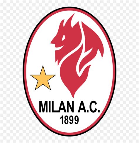 Vector + high quality images. 1970s To 1990s - Old Ac Milan Logo, HD Png Download - vhv