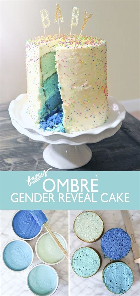 A Sprinkle Tastic Gender Reveal Cake Ashley Brooke