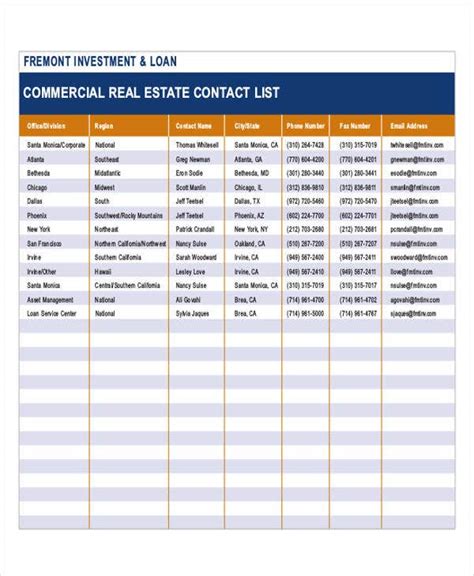 Real Estate Client Database Excel Template
