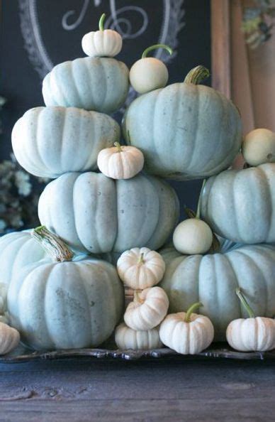 Pin By Cyndi Burns On Thanksgiving Blue Fall Decor Blue Pumpkins