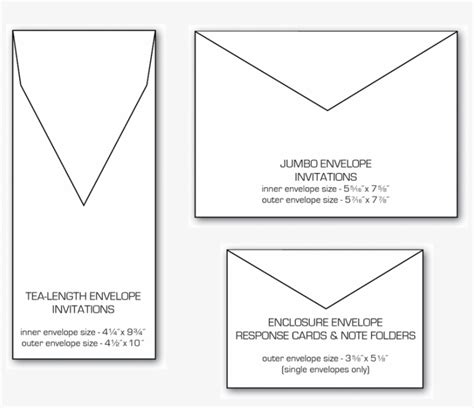 Envelopes Envelope Size Chart Standard Envelope Sizes 40 Off