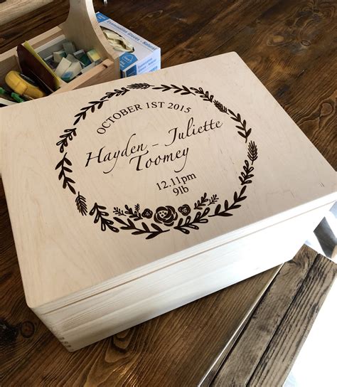 extra large personalised memory box the twisted knot