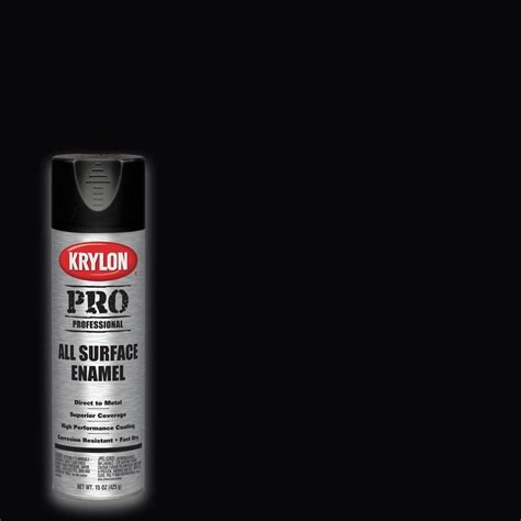 Krylon Professional Flat Black Spray Paint Spray Paint Actual Net