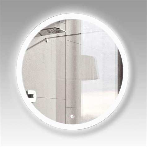 Trendy Mirrors Circle Led Lighted Mirror With Demister Mirrors And Shelving Mitre 10™
