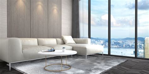 Modern Simple Grey Clean Living Room Apartment Interior 3d Model Max Obj 3ds Fbx Mtl 