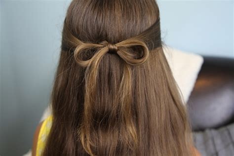 Creative bow hairstyles for all girls out there. The Subtle Bow | Easy Hairstyles - Cute Girls Hairstyles