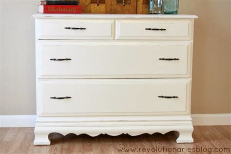 Behr's silky white is no plain white paint color. Revolutionaries: Before and After: The Craigslist Dresser!
