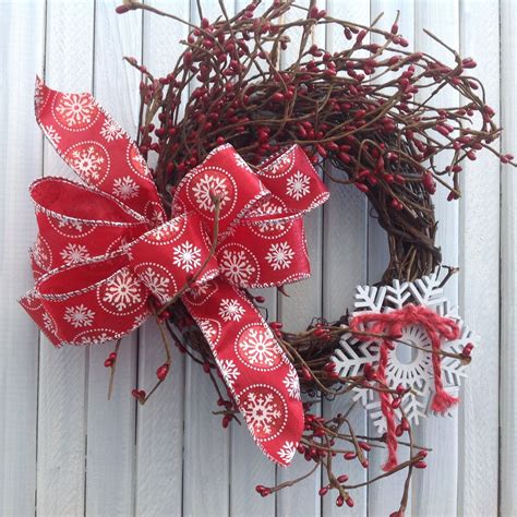 Grapevine wreath/Christmas grapevine/snowflake | Etsy | Grapevine ...