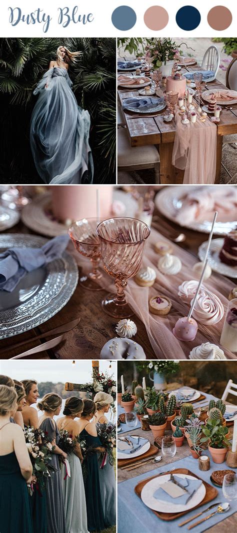 Ultimate Dusty Blue Color Combinations For Wedding Wednova Blog