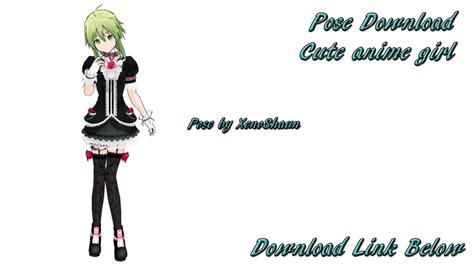 Pose Download Cute Anime Girl By Xenoshaun On Deviantart