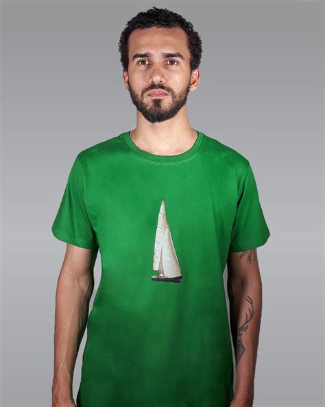 Camiseta Verde Masculina Raccon Clothing Roupas E Mais