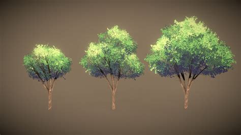 Anime Trees Buy Royalty Free 3d Model By Ahingel 8ab57e0