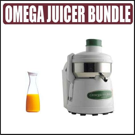 Jack Lalane Power Juicer Omega Juicers 4000 Pulp Ejector W Juice Jar