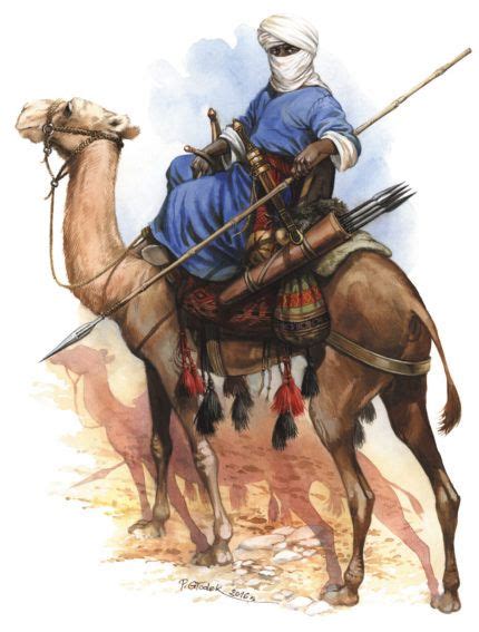 Warrior From The Tuareg Tribe Territory Of Sahara V Century Ad