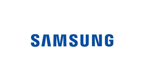 Samsung三星logo设计，以蓝色为主色调字母samsung构成。空灵logo设计公司