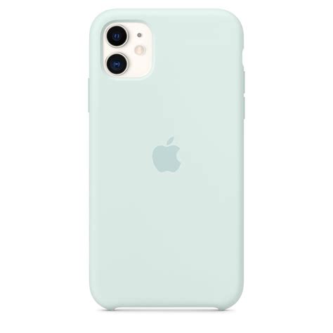 Iphone 11 Silicone Case Seafoam Apple