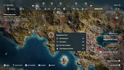 Where To Find Spartan Seals In Assassin S Creed Odyssey