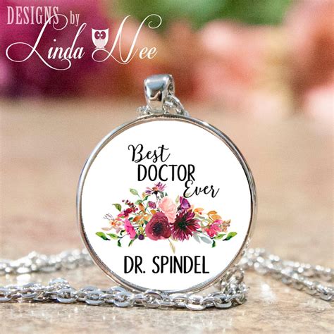Check spelling or type a new query. Personalized Best Doctor Ever Necklace with Flowers ...