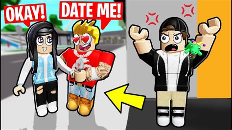 I Caught My Bestfriend Online Dating Roblox Brookhaven Rp Youtube