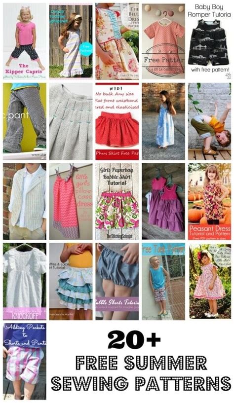20 Free Sewing Patterns For Kids Life Sew Savory