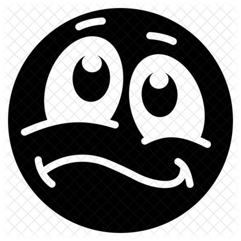 Guilty Emoticon Emoji Icon Download In Glyph Style